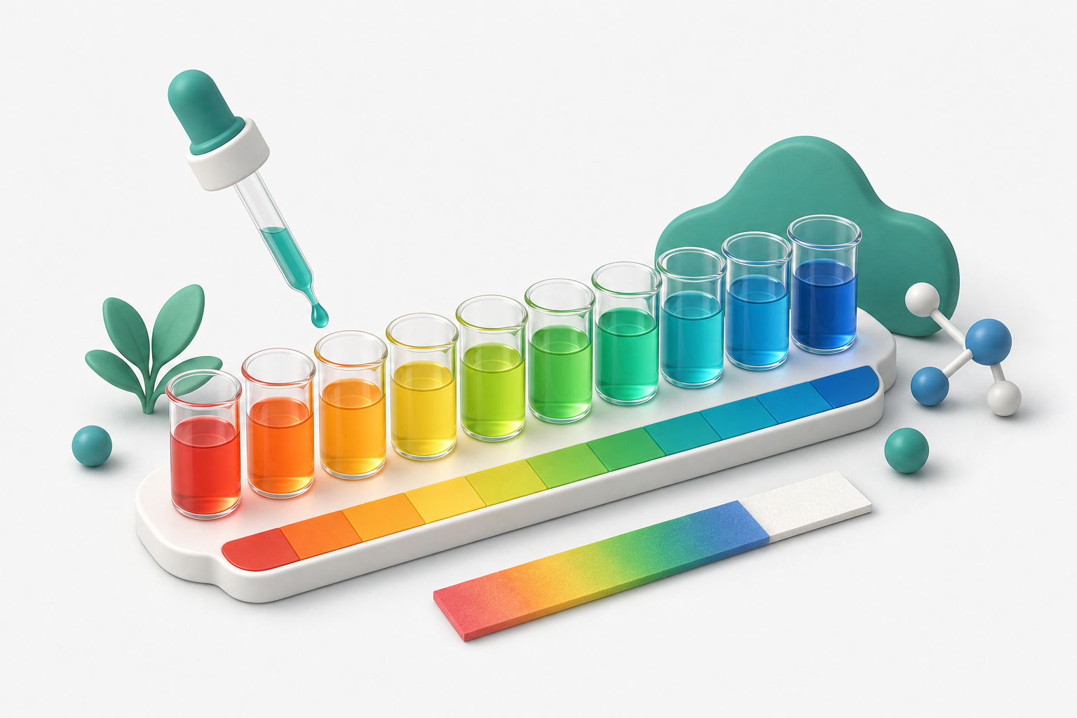 酸、鹼與 pH 值 illustration